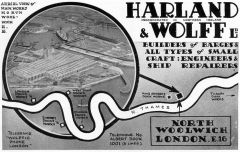 harland wolff north woolwich advert