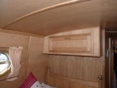 4.11 High level cupboard in oak