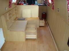 Double Berth showing drawers
