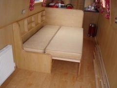 L Shaped Bed Extended For Use