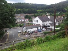 overlooking Llangollen