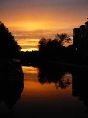 A view of Stone at sunset
