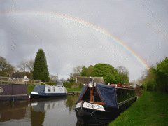 Rainbow on the Shroppie