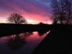 Christmas Eve Sunrise - Oxford Canal