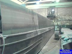 Shell at build stage at Liverpool Boats