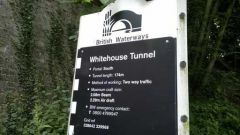 The Whitehouse Tunnel signage