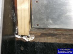 Bow door interior wood rot