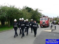 A Fireman's Wedding in Long Itchington