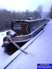 8am this morning - snow in Wilmcote