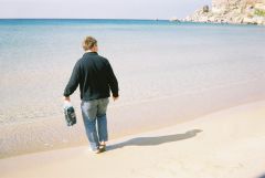 Kev goes for a paddle...