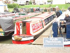 The boat we were showing, everything all packed up.