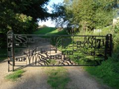 Ornamental Gate on Towpath