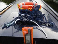 Remains of Keep-Net taken from prop