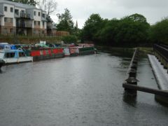 Coming in to Hertford by river