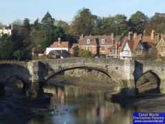 Aylesford Bridge over the River Medway