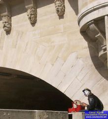 Under the Bridges of Paris - A clown