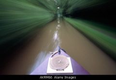 Navigating a cutting on the Shropshire Union Canal