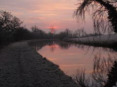 Sunrise near Hurleston