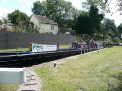 Droitwich barge canal entrance lock