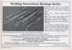 INLAND WATERWAYS COMPANY PEWTER MODELS