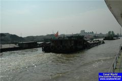 Aggregate barges, Grand Canal, China