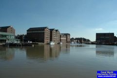 A quiet afternoon at Gloucester Docks
