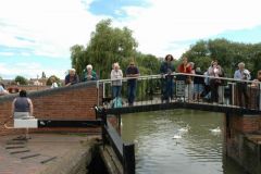 Gongoozlers, Barge Lock, Stratford