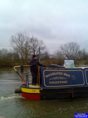 Alan on Tim's boat