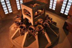 The bell chamber of Liverpool Cathedral