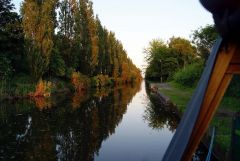More information about "Evening on the Bridgewater Canal near Trafford Park"