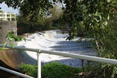Knostrop Falls, River Aire near Leeds