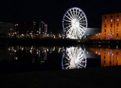 The big wheel on Liverpool dock