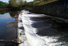 Knostrop Falls, River Aire near Leeds
