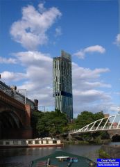 Hilton Hotel Beetham tower near Castlefield Manchester.