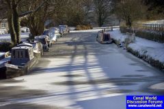 Peak Forestt Canal viewed from Bridge No 1, Marple.