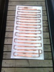 Home made solar heat exchanger