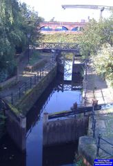 Junction of Manchester and Salford Canal into Irwell