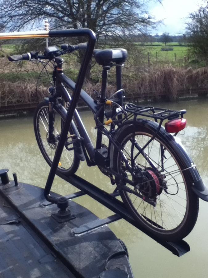 Boat outlet bike rack
