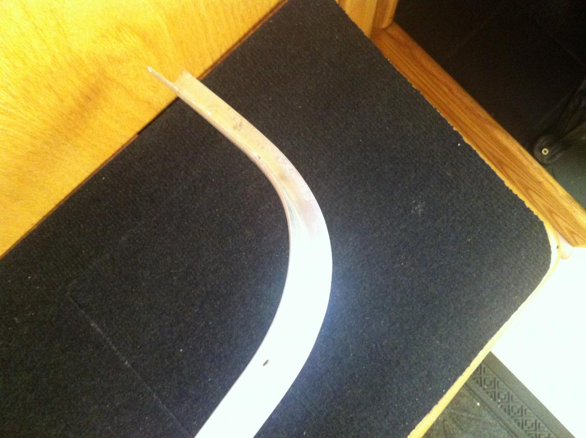 Bending aluminium angle into a radius Boat Building & Maintenance