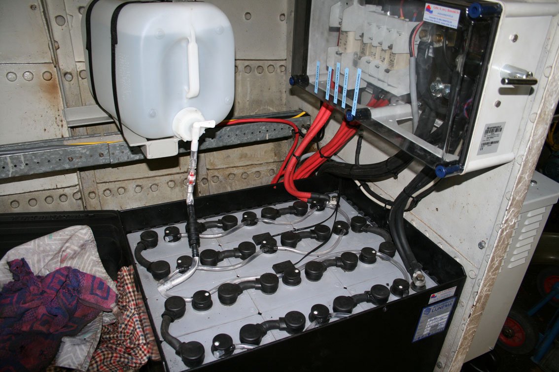 Trojan batteries Hydrolink watering system Boat Equipment Canal World