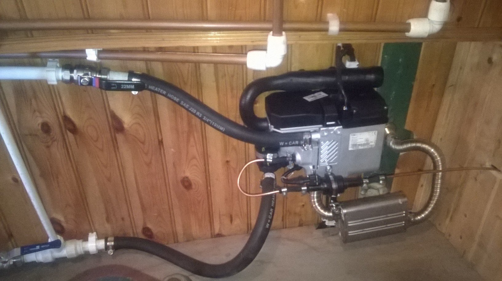 webasto heating system for boats