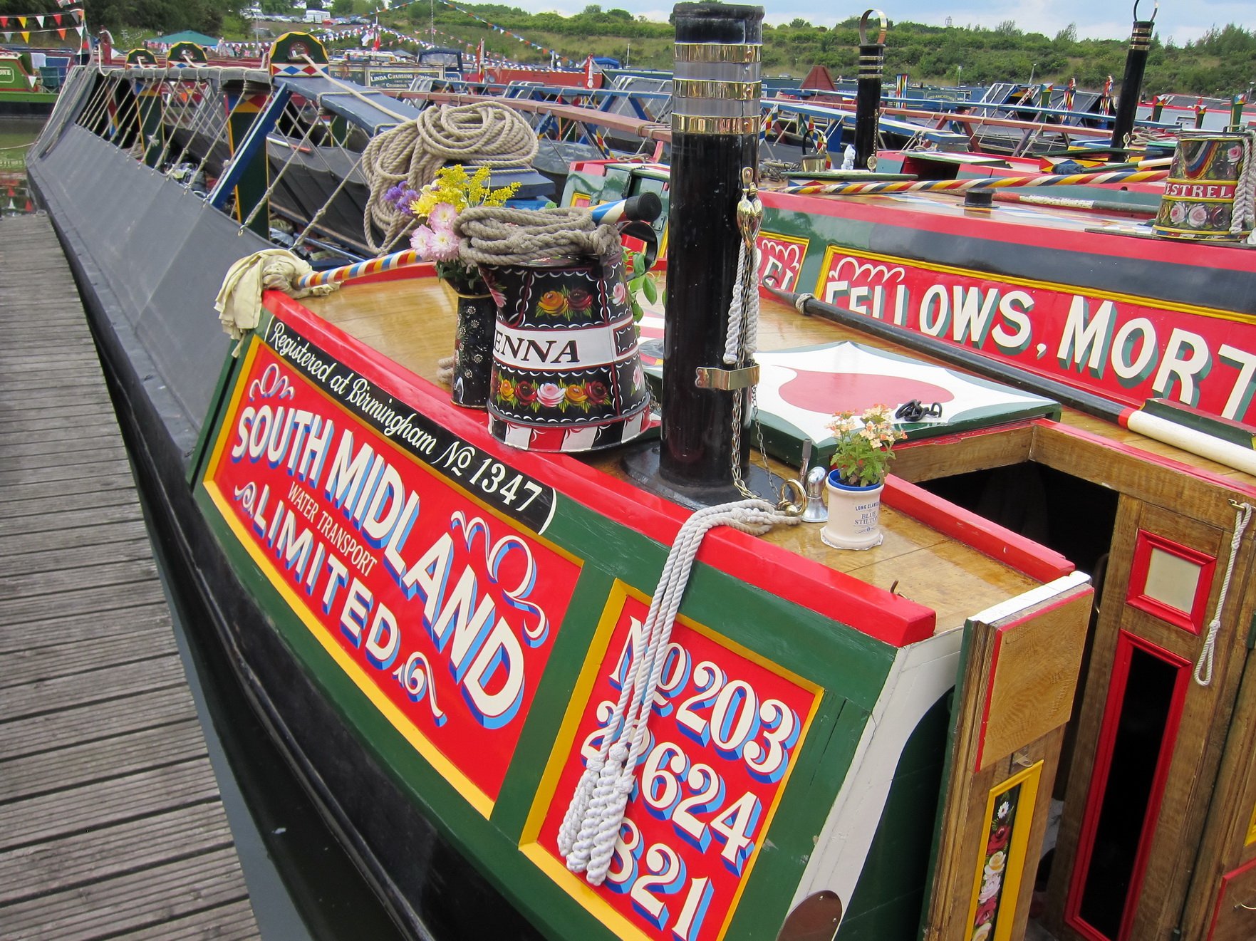 Traditional canal boat painting History & Heritage Canal World