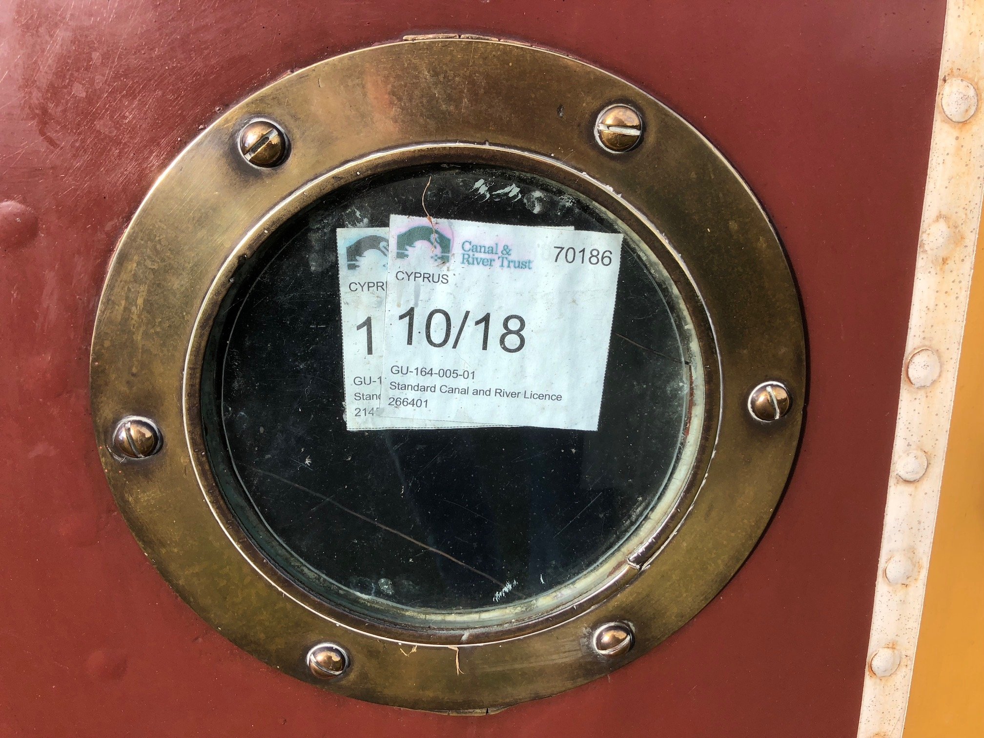 Yarwoods Cabin Porthole History & Heritage Canal World