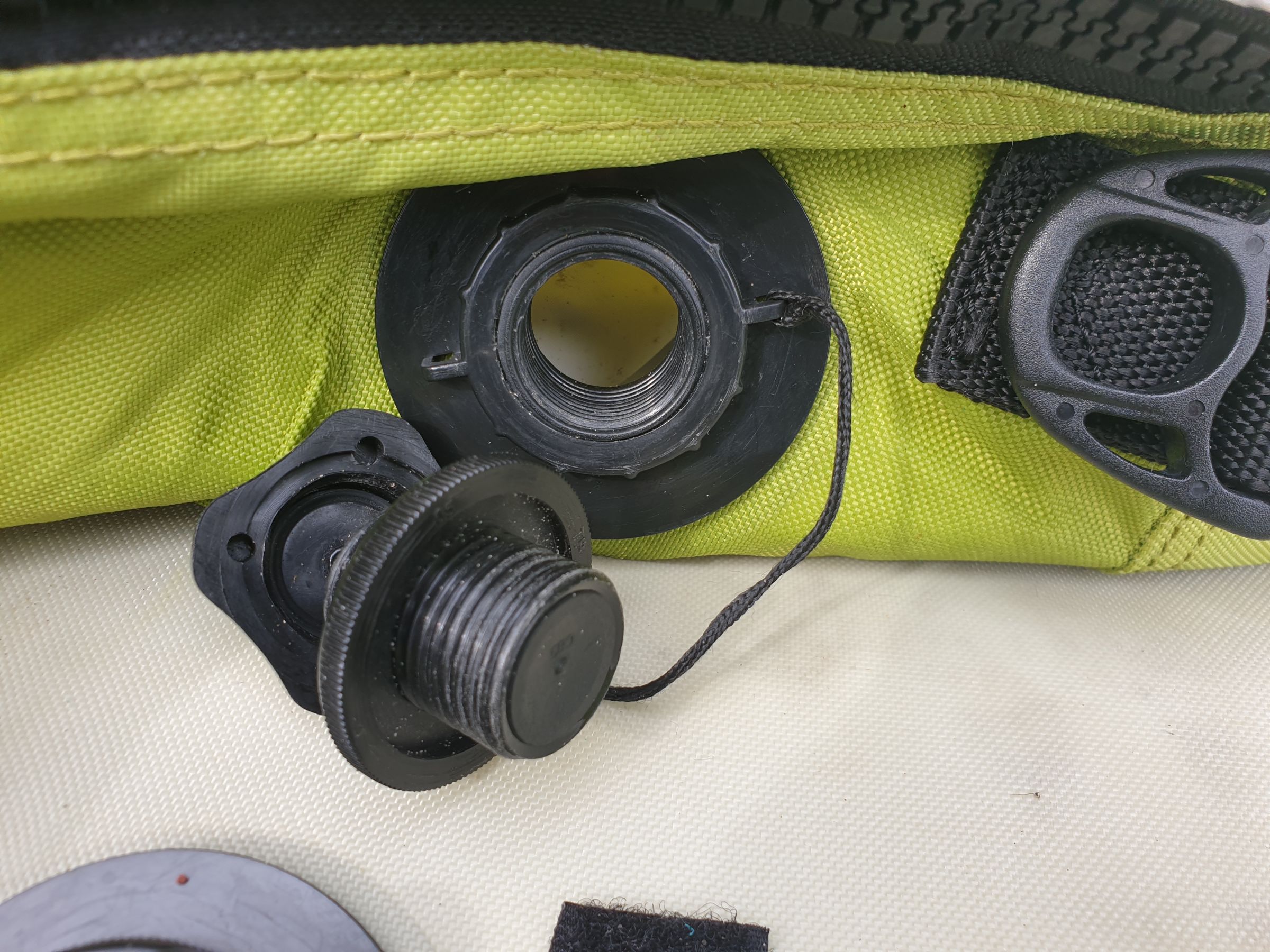 Inflatable canoe leaking valve Boat Building & Maintenance Canal