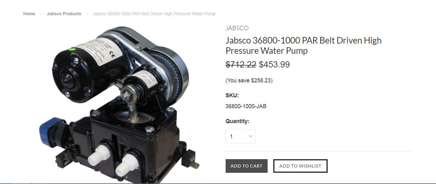 Concensus of opinion Water pump Boat Building & Maintenance Canal World