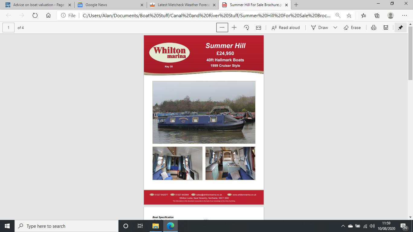 Advice on boat valuation Page 2 New to Boating? Canal World