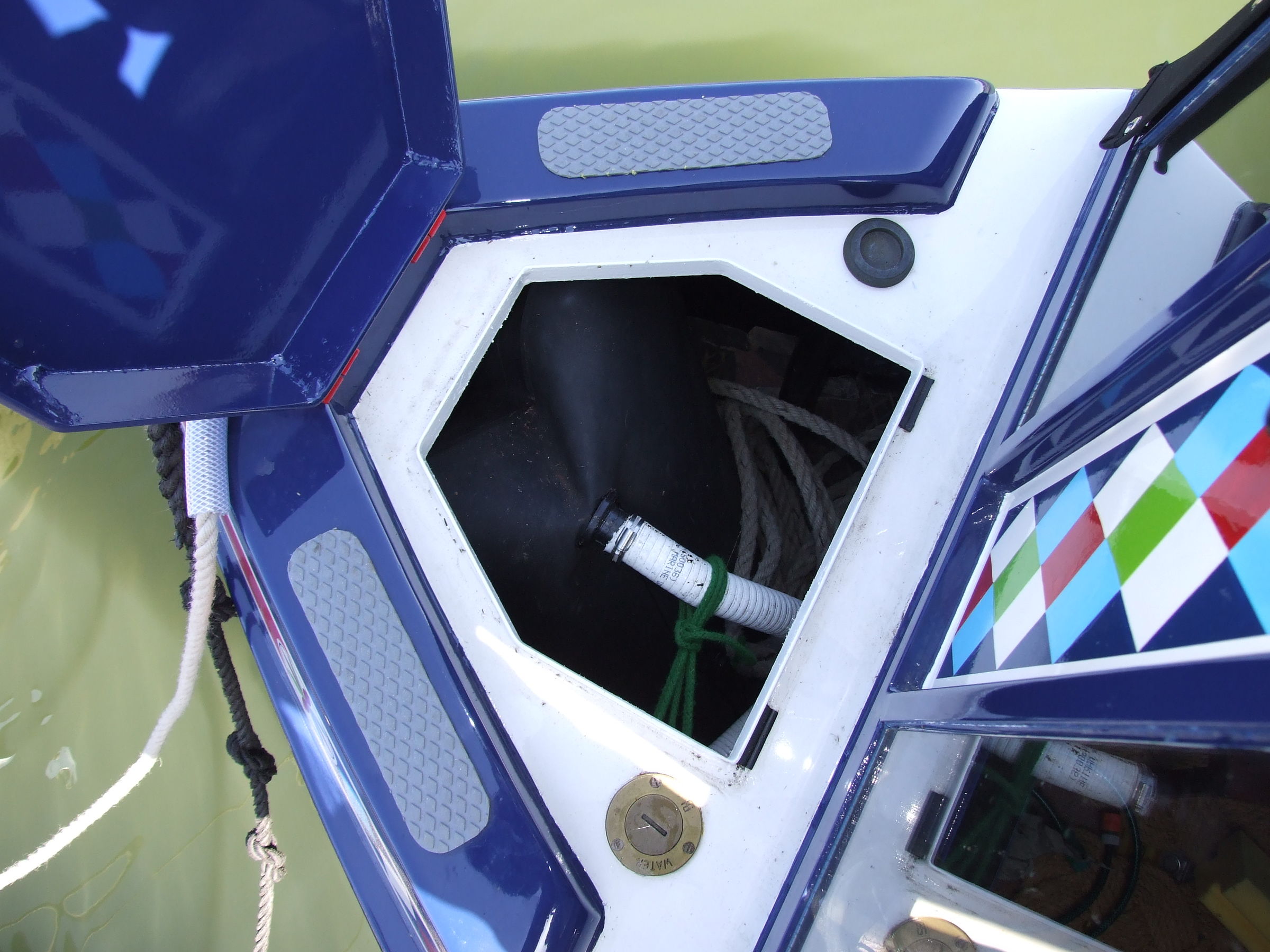 Below deck water bladders Boat Equipment Canal World