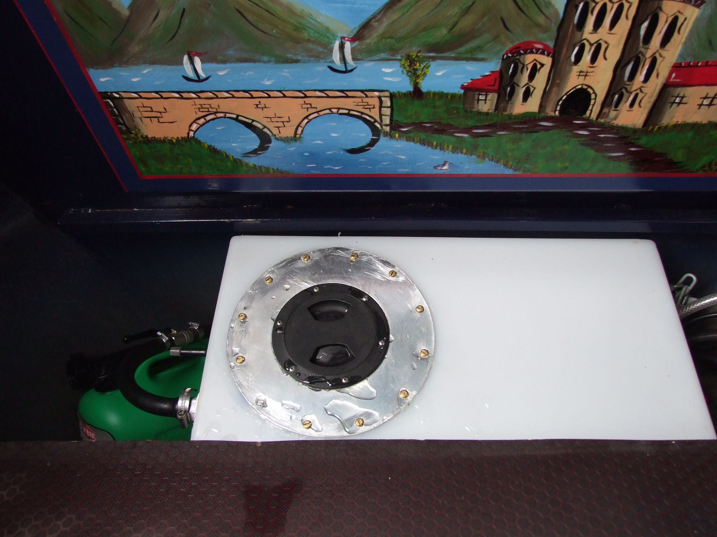 Below deck water bladders Boat Equipment Canal World