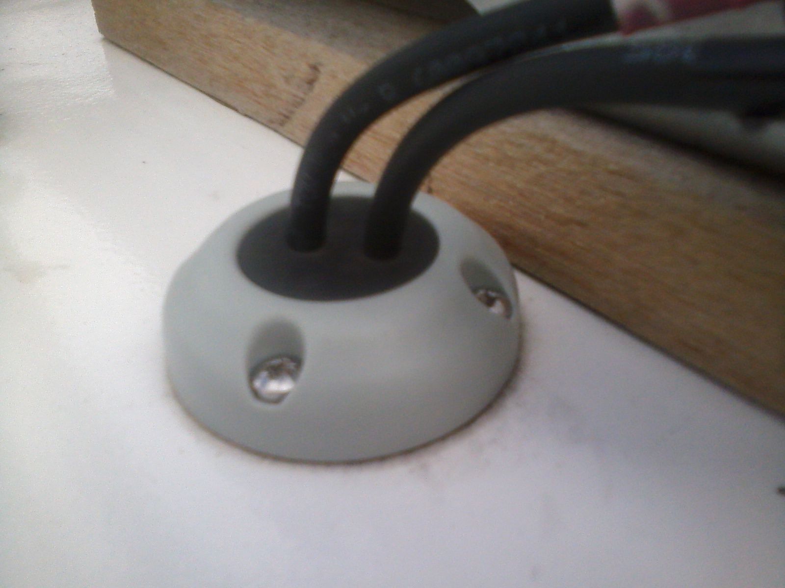 Getting antenna cables from the roof through to the interior cabin