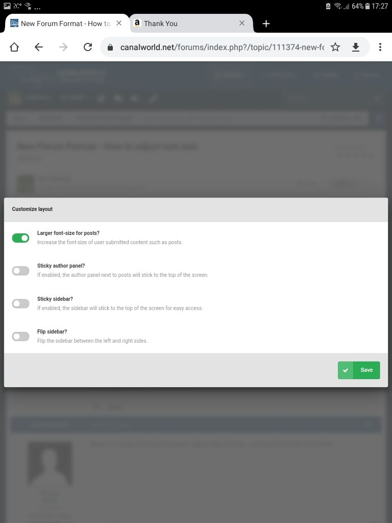 Forum Format Setup New Forum Format - How to adjust text size - Forum Account Support ...